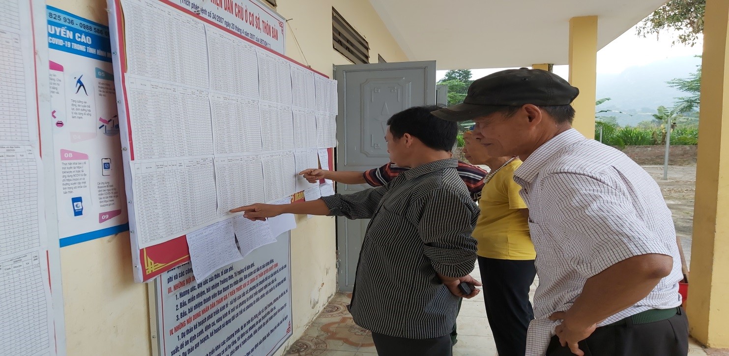 Công tác  chuẩn bị bầu cử của xã Việt Lâm.